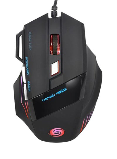 Buy Optical USB Wired Gaming Mouse 5500 DPI Black in UAE