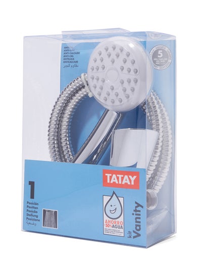 Buy Complete Shower Vanity Kit White 1meter in UAE