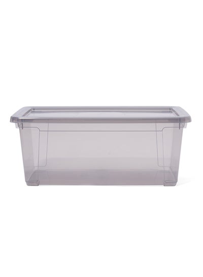 Buy Easy Storage Box Warm Grey 9Liters in UAE