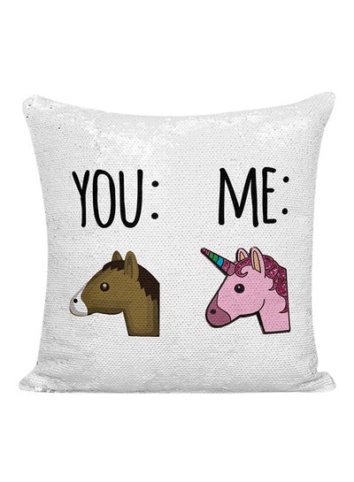 Made by me unicorn hot sale pillow