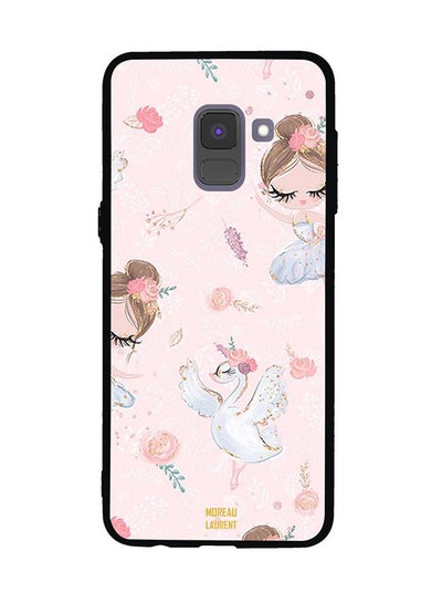 Buy Protective Case Cover For Samsung Galaxy A8 Plus Doly Girl And Flowers in Egypt