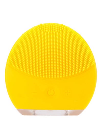 Buy Electric Facial Cleanser Massager Yellow in Egypt