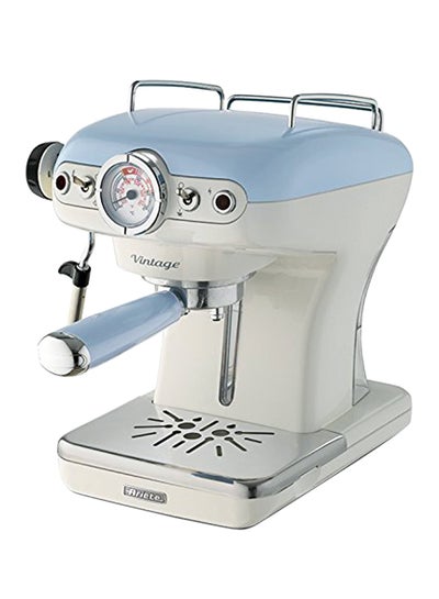 Buy Vintage Espresso Machine 0.9 L 850.0 W M138915ARAS Beige/Blue in UAE