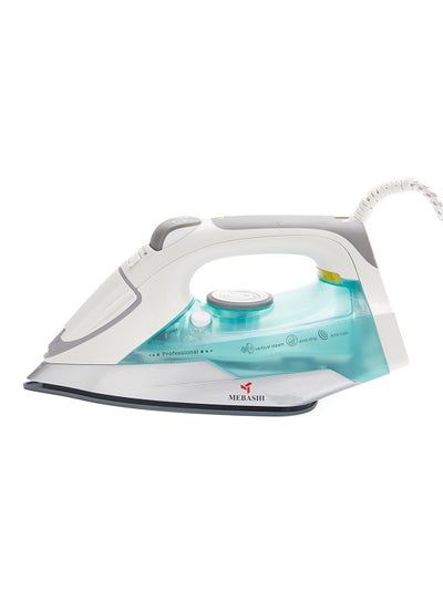 Buy Steam Iron 2200W 2200.0 W ME-SIR5002 Blue/White/Grey in UAE