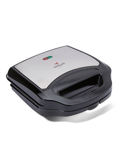 Buy 2-Slice Sandwich Maker 700W 700.0 W ME-SW1002B Black/Silver in UAE