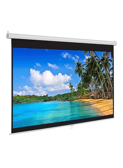 Buy 240 x 240 Cm Manual Projector Screen 2724306681630 White in UAE