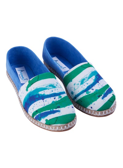 Buy Anemoss Wave Slip-On Sneaker Blue/White in UAE