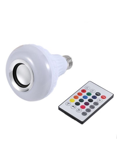 اشتري Bluetooth Control Smart Music Audio Speaker LED Music Bulb White 95x95x130cm في مصر