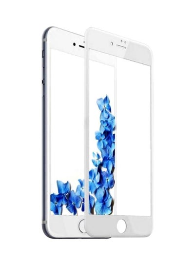 Buy Tempered Glass Screen Protector For Apple iPhone 7 Plus Clear/White in UAE