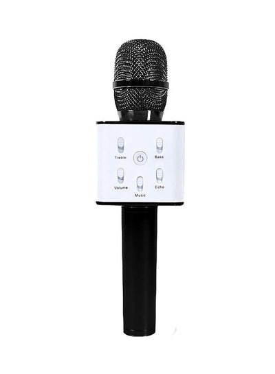 Buy Q7 Bluetooth Microphone With Speaker 6325+6485652 Black/White in UAE