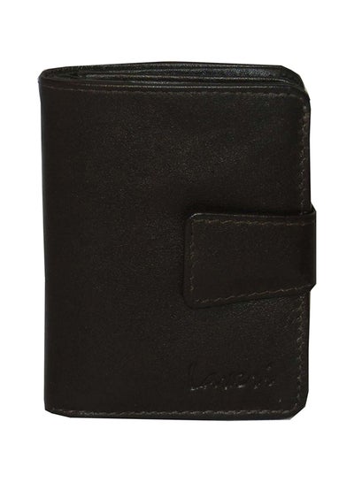 Buy Bi-Fold Leather Wallet Black in UAE