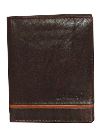 Buy Leather Bi-Fold Wallet Brown in UAE