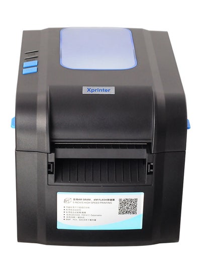 Buy 370Bm Thermal Barcode Printer Black/Blue in Egypt