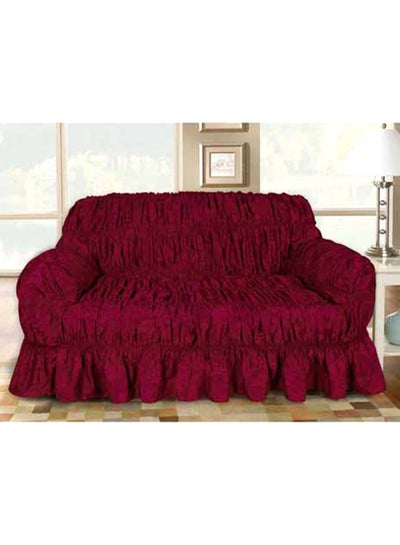 Buy 3-Seater Sofa Cover Burgundy in Saudi Arabia