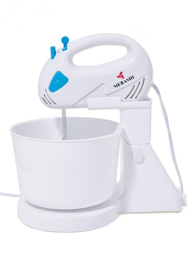 Buy Stand Mixer 150W 150.0 W ME-BWM1606PP White/Blue in UAE