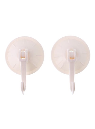 Buy 2-Piece Foldable Hook White 10x18centimeter in Saudi Arabia