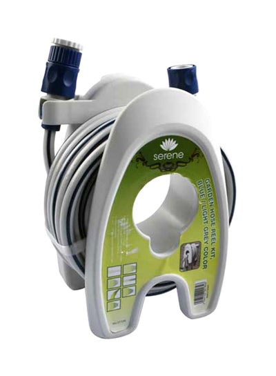 Buy Garden Hose Reel Kit Grey/Blue in Saudi Arabia