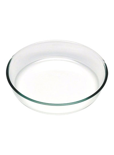 Buy Round Cake Dish Clear 26cm in UAE