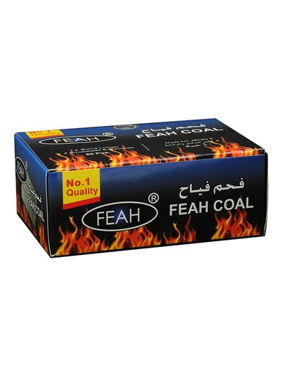 Buy Pack of 12 Ignition Coal, Count 30 Black 123g in UAE