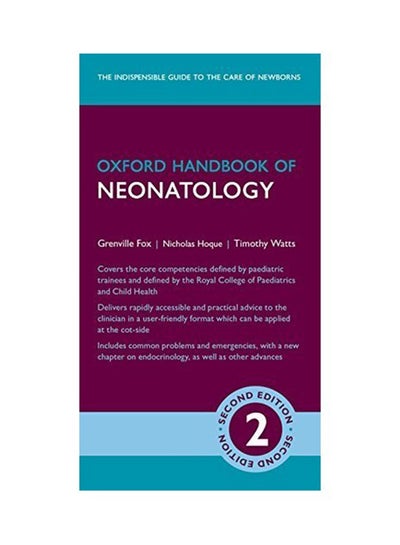 Buy Oxford Handbook Of Neonatology paperback english - 15 Aug 2017 in Egypt