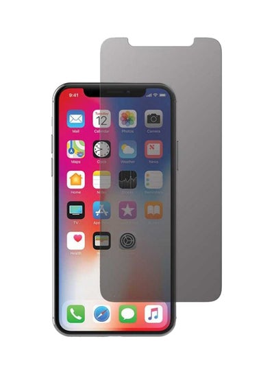 Buy Privacy Glass Screen Protector For Apple iPhone X Clear in UAE