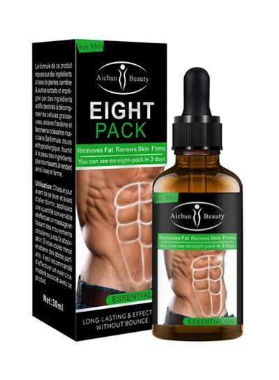 Buy Eight Pack Abdominal Fat Removal Essential Body Oil 30ml in Egypt
