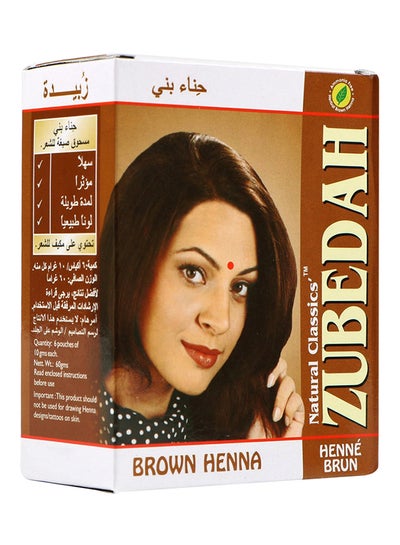 Buy Natural Classics Premium Henna Brown 6 x 10 grams in UAE