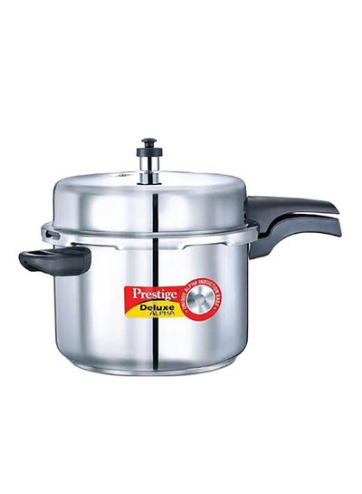 Prestige 4L Alpha Deluxe Induction Base Stainless Steel Pressure Cooker,  4.0-Liter , Silver