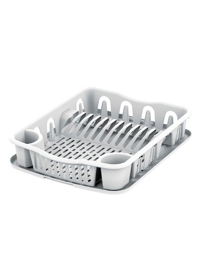 Buy Dish Drainer Rack White 50 x 40 x 10centimeter in UAE