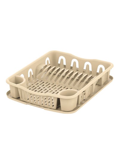 Buy Dish Drainer Rack Ivory L in UAE