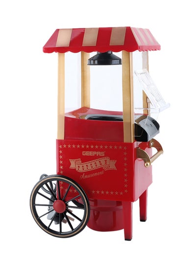 Buy Homemade popcorn maker in the form of a cart 10106902 Red/Yellow in Saudi Arabia