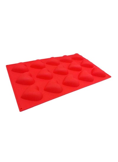 Buy Multipurpose Silicone Bake Mold Red 1x16.5x28.5cm in UAE