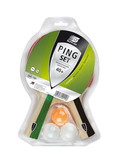 Buy 5-Piece Ping Table Tennis Racket With Ball Set in Saudi Arabia