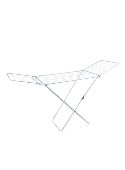 Buy Airer Foldable Clothes Line White 182x105x55centimeter in Saudi Arabia