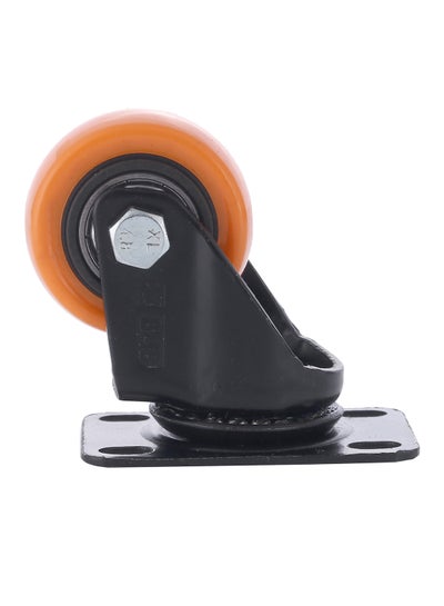 Buy Medium Duty Ball Bearing Swivel Caster Wheel Orange/Black 50mm in Saudi Arabia