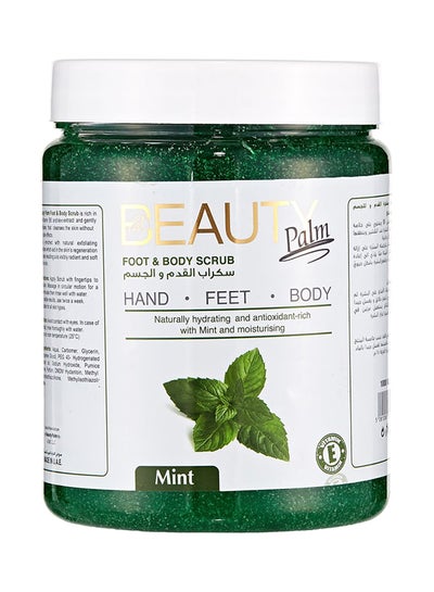 Buy Hand, Foot And Body Scrub - Mint Green 1ml in UAE