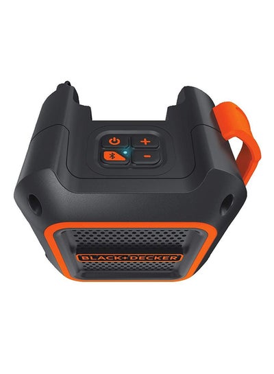 Buy Waterproof Bluetooth Speaker Black/Orange in Saudi Arabia