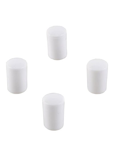 Buy 4-Piece Furniture Protection Tips White 0.75inch in Saudi Arabia