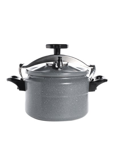 Buy As Much Ceramic Plated Pressure Steamer Grey 7Liters in Saudi Arabia