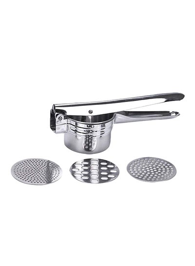 Buy Stainless Steel Potato Ricer and Masher Silver in Saudi Arabia