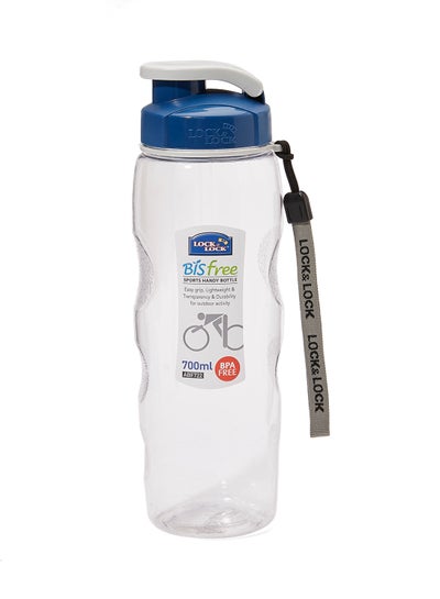 Buy Sport Handy Water Bottle Blue/Clear 700ml in UAE