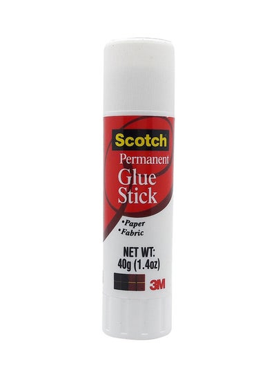 Buy Permanent Glue Stick White/Red in UAE