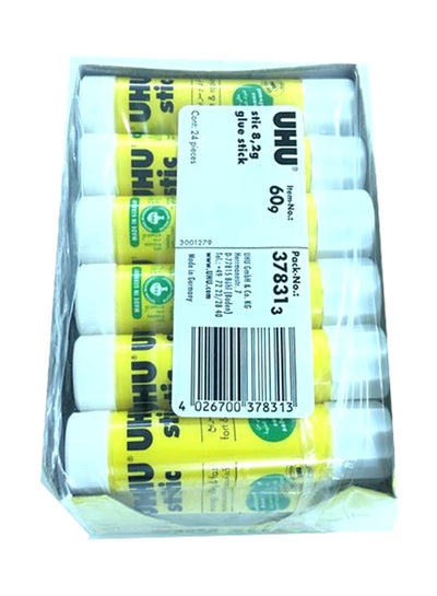 Buy 24-Piece Adhesive Glue Stick White in UAE