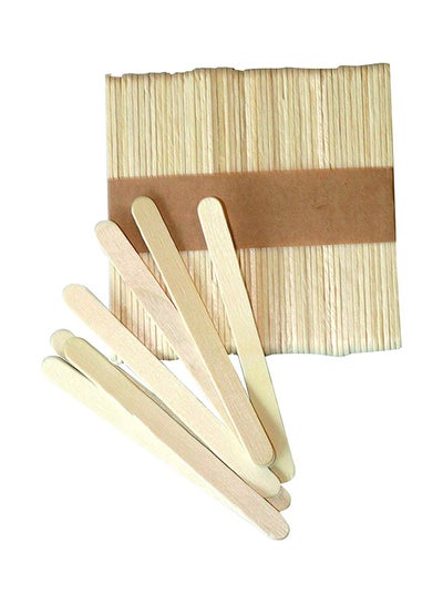 Buy 100-Piece Ice Cream Sticks Set Beige in UAE