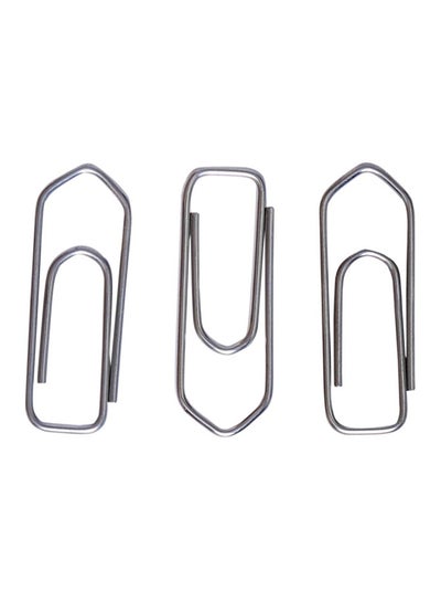 Buy 100-Piece Paper Clips Silver in UAE