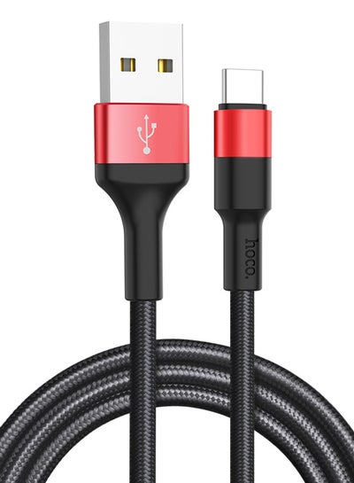 Buy Xpress USB Type-C Data Sync And Charging Cable Black/Red in Egypt
