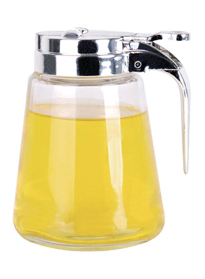 Buy Oil And Vinegar Bottle Clear/Silver 250ml in UAE