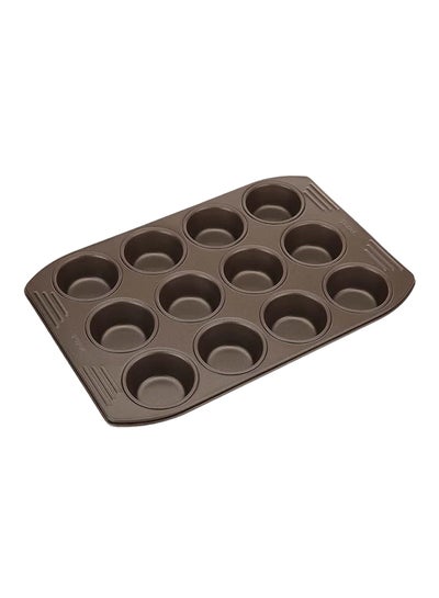 CHEFMADE Canele Mold Cake Pan, 12-Cavity Non-Stick Canele Muffin Bakeware  Cupcake Pan for Oven Baking (Champagne Gold)