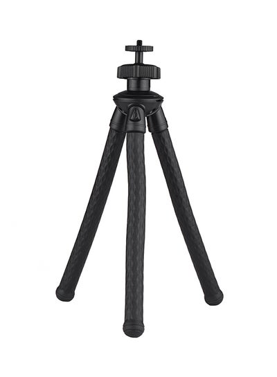 Buy Flexible Octopus Tripod Stand For DSLR/Action Camera Black in UAE