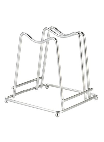 Buy Stainless Steel Chopping Board Holder Silver in Saudi Arabia